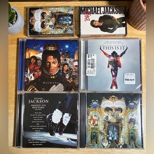 Michael Jackson CD & Cassette Tape Collection bundle
